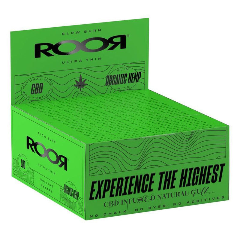 Load image into Gallery viewer, Buy Roor - Ultra Thin King Size Papers (Box of 50) Organic Hemp | Slimjim India
