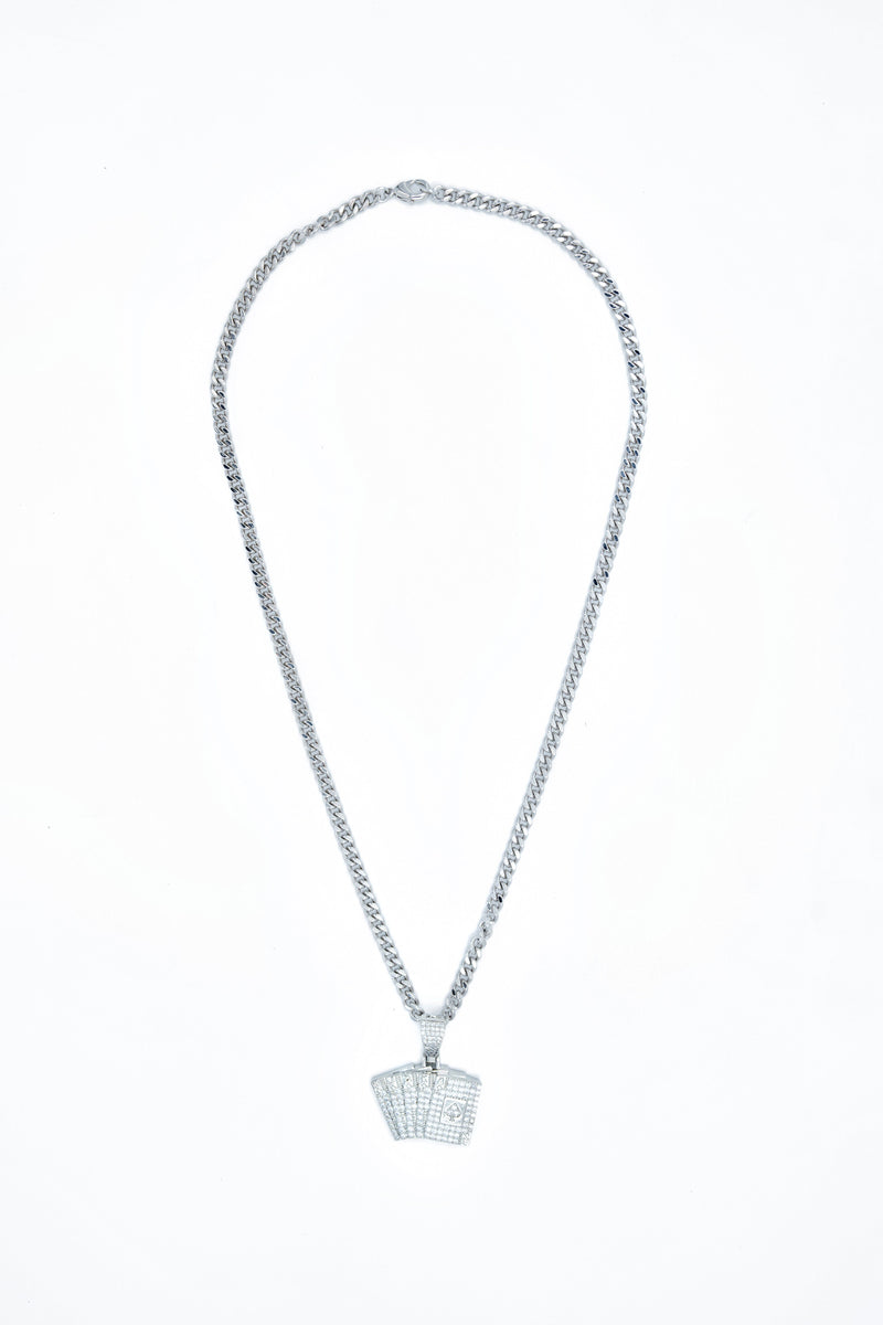 Load image into Gallery viewer, Buy ROYAL FLUSH CARD PENDANT CHAIN PENDANT | Slimjim India

