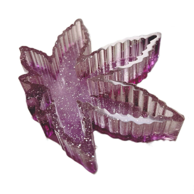 Load image into Gallery viewer, Buy Shades of Purple - Weed Leaf Ashtray Ashtray | Slimjim India
