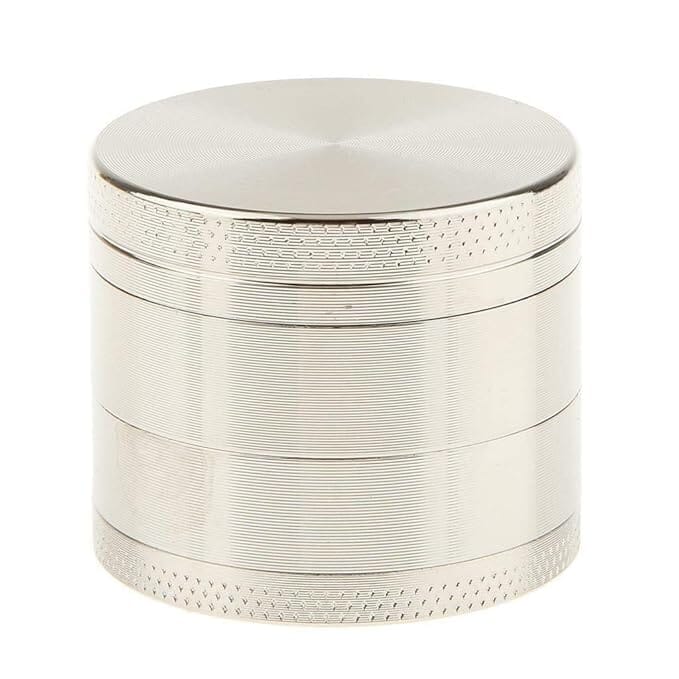 Load image into Gallery viewer, Buy Silver Metal Grinder 4 Part (53 mm) Grinder | Slimjim India

