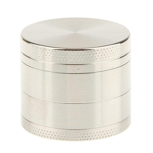 Buy Silver Metal Grinder 4 Part (53 mm) Grinder | Slimjim India
