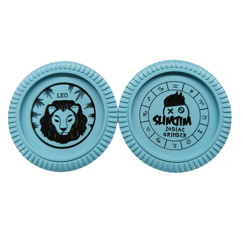 Load image into Gallery viewer, Buy Slimjim - Biodegradable Zodiac Grinder (Blue) (2 Part) Grinder | Slimjim India
