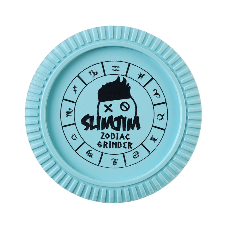 Load image into Gallery viewer, Buy Slimjim - Biodegradable Zodiac Grinder (Blue) (2 Part) Grinder | Slimjim India
