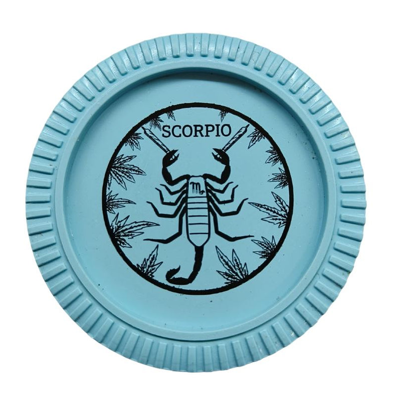 Load image into Gallery viewer, Buy Slimjim - Biodegradable Zodiac Grinder (Blue) (2 Part) Grinder Scorpio | Slimjim India
