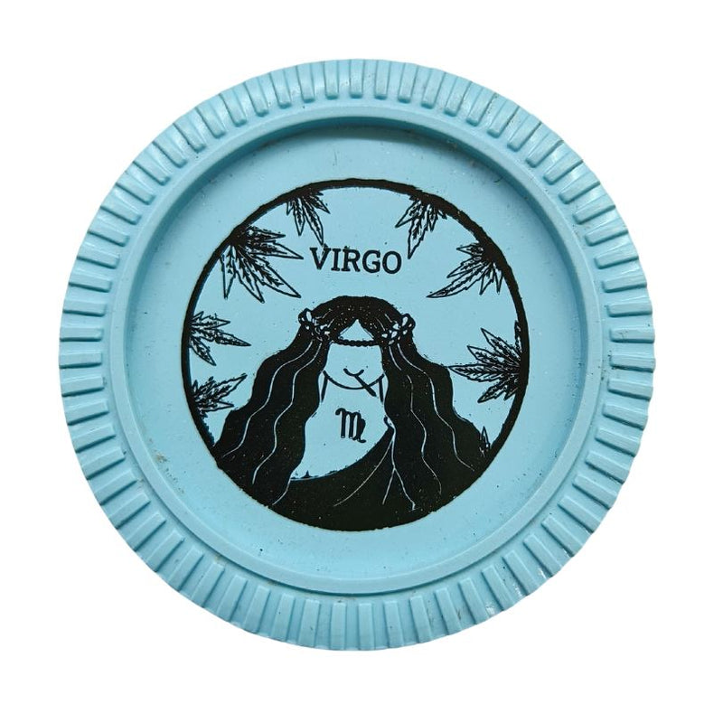 Load image into Gallery viewer, Buy Slimjim - Biodegradable Zodiac Grinder (Blue) (2 Part) Grinder Virgo | Slimjim India
