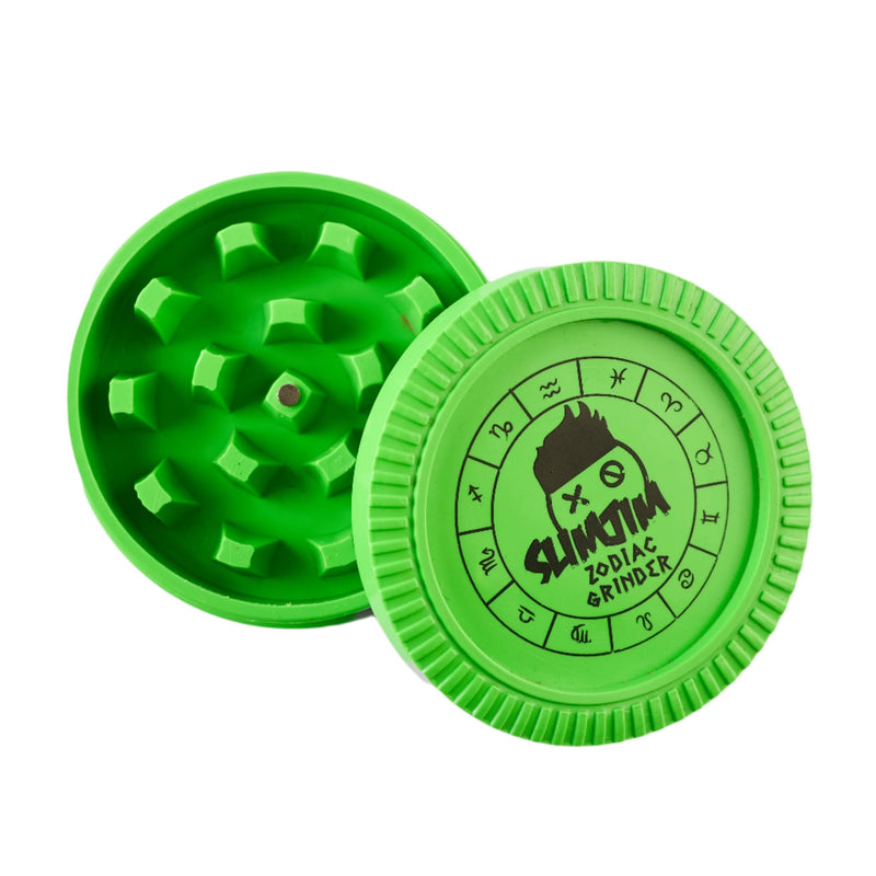 Load image into Gallery viewer, Buy Slimjim - Biodegradable Zodiac Grinder (Green) (2 Part) Grinder | Slimjim India
