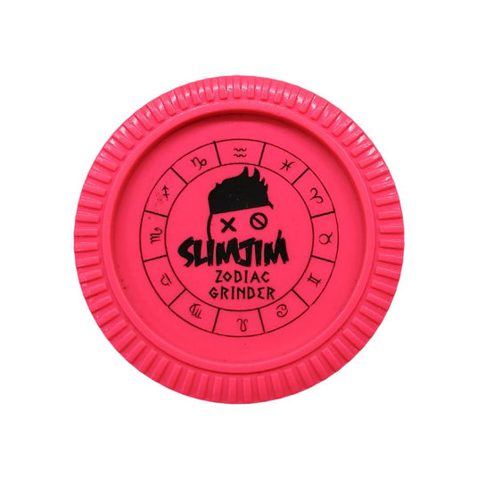 Buy Slimjim - Biodegradable Zodiac Grinder (Pink) (2 Part) Grinder | Slimjim India