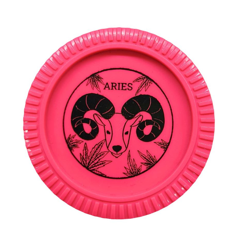 Load image into Gallery viewer, Buy Slimjim - Biodegradable Zodiac Grinder (Pink) (2 Part) Grinder Aries | Slimjim India
