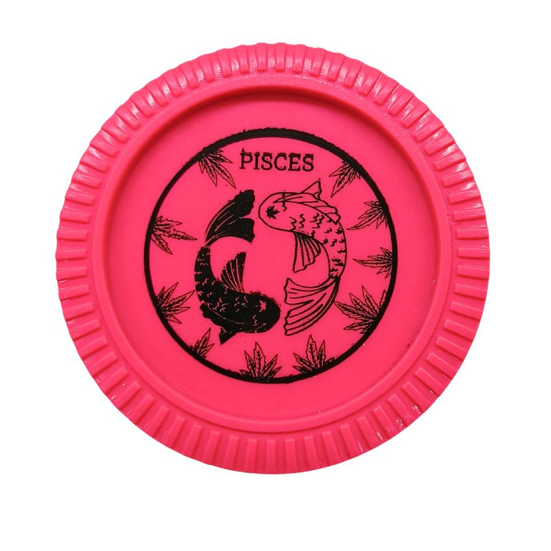 Load image into Gallery viewer, Buy Slimjim - Biodegradable Zodiac Grinder (Pink) (2 Part) Grinder Pisces | Slimjim India
