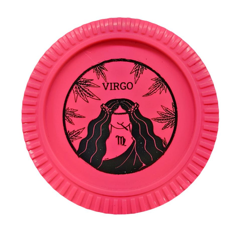 Load image into Gallery viewer, Buy Slimjim - Biodegradable Zodiac Grinder (Pink) (2 Part) Grinder Virgo | Slimjim India
