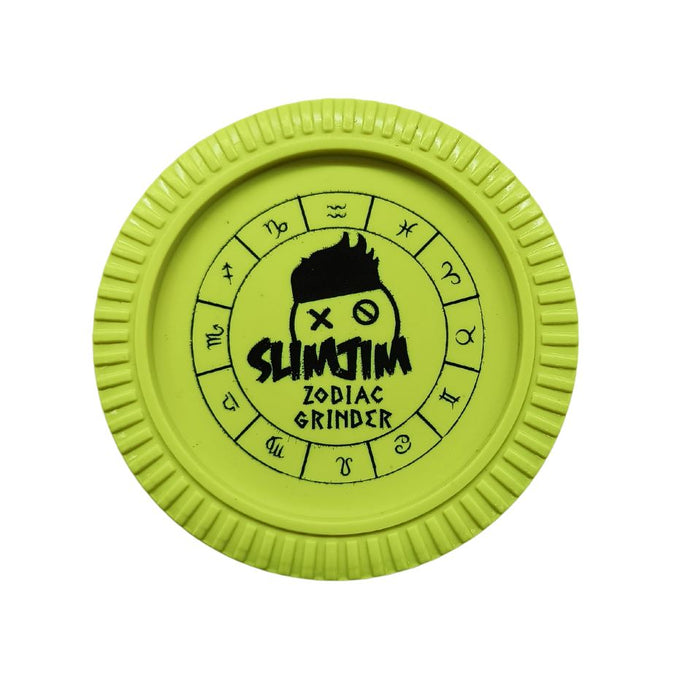 Buy Slimjim - Biodegradable Zodiac Grinder (Yellow) (2 Part) Grinder | Slimjim India