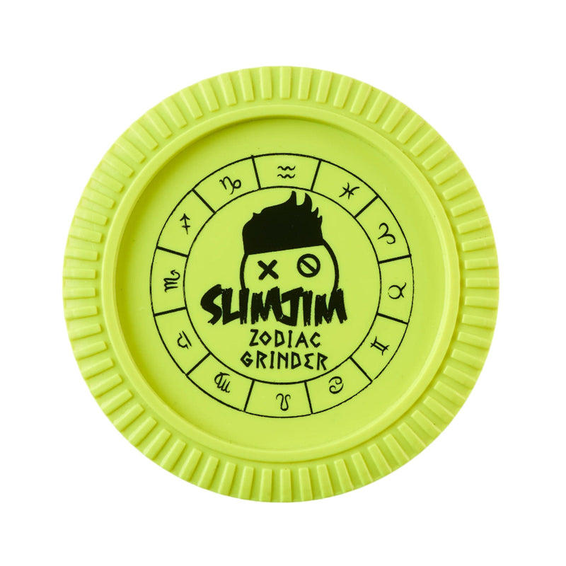 Load image into Gallery viewer, Buy Slimjim - Biodegradable Zodiac Grinder (Yellow) (2 Part) Grinder | Slimjim India
