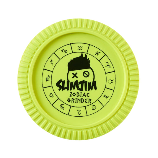 Buy Slimjim - Biodegradable Zodiac Grinder (Yellow) (2 Part) Grinder | Slimjim India