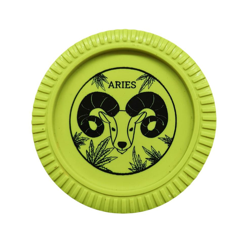 Load image into Gallery viewer, Buy Slimjim - Biodegradable Zodiac Grinder (Yellow) (2 Part) Grinder Aries | Slimjim India
