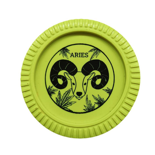 Buy Slimjim - Biodegradable Zodiac Grinder (Yellow) (2 Part) Grinder Aries | Slimjim India