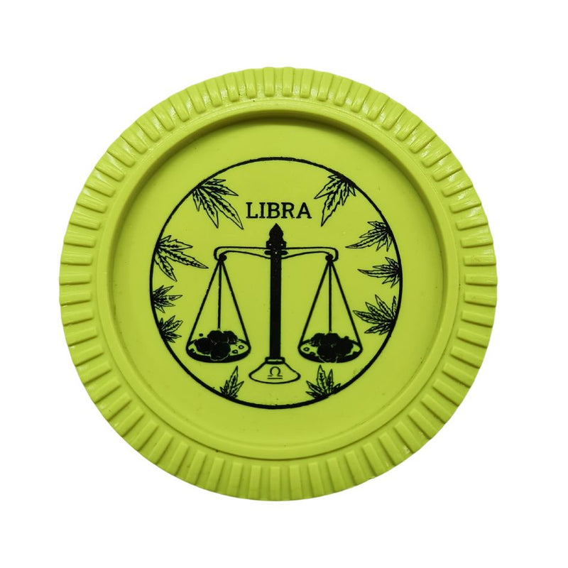 Load image into Gallery viewer, Buy Slimjim - Biodegradable Zodiac Grinder (Yellow) (2 Part) Grinder Libra | Slimjim India
