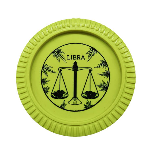 Buy Slimjim - Biodegradable Zodiac Grinder (Yellow) (2 Part) Grinder Libra | Slimjim India