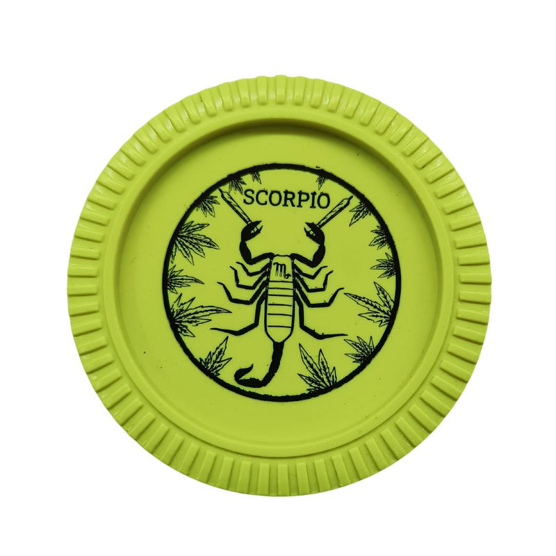 Load image into Gallery viewer, Buy Slimjim - Biodegradable Zodiac Grinder (Yellow) (2 Part) Grinder Scorpio | Slimjim India
