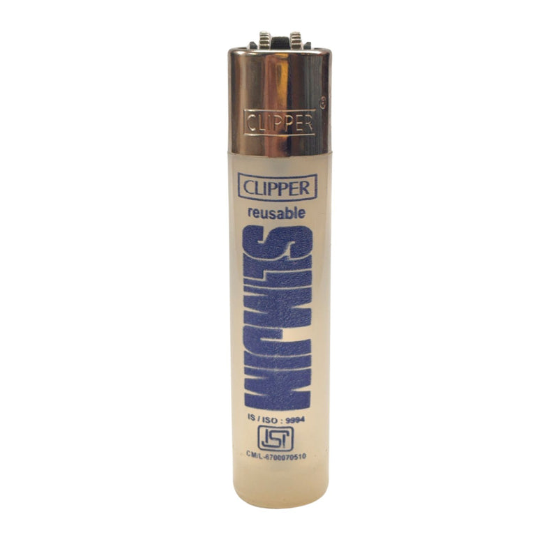 Load image into Gallery viewer, Buy Slimjim - Clipper (Large) Lighters Clear (Blue) | Slimjim India
