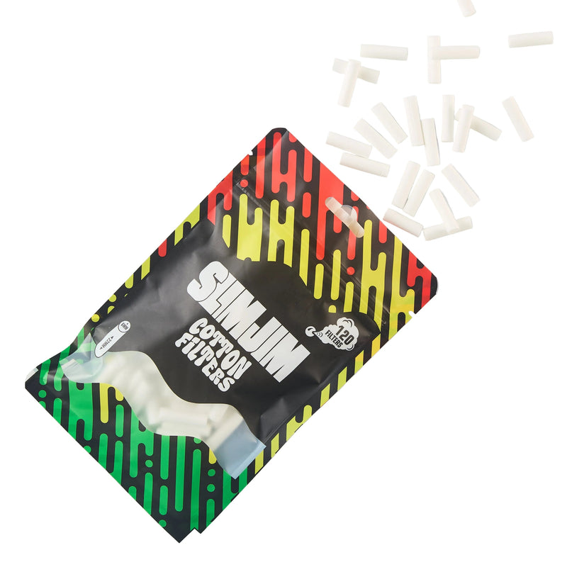 Load image into Gallery viewer, Buy Slimjim Cotton Filters - Slim Long Size (22 X 6 MM) Cotton Filter | Slimjim India
