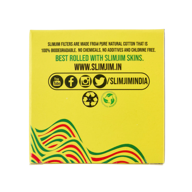 Load image into Gallery viewer, Buy Slimjim Cotton Filters – Slim Long Size (Pack of 50) Cotton Filter | Slimjim India
