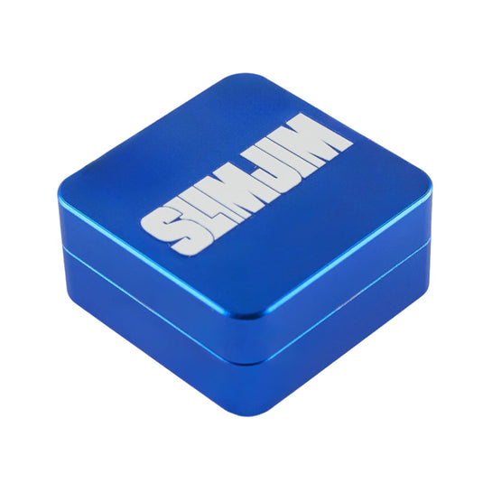 Buy Slimjim - Cube Grinder (2 Part) Grinder Blue | Slimjim India
