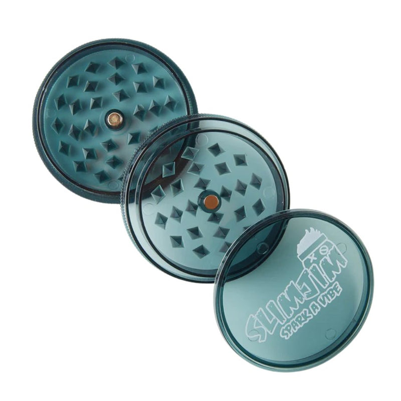 Load image into Gallery viewer, Buy Slimjim - Plastic Grinder (3 Part) Grinder Black | Slimjim India
