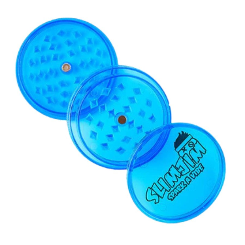 Load image into Gallery viewer, Buy Slimjim - Plastic Grinder (3 Part) Grinder Blue | Slimjim India
