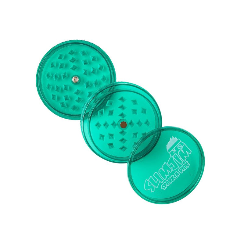 Load image into Gallery viewer, Buy Slimjim - Plastic Grinder (3 Part) Grinder Green | Slimjim India
