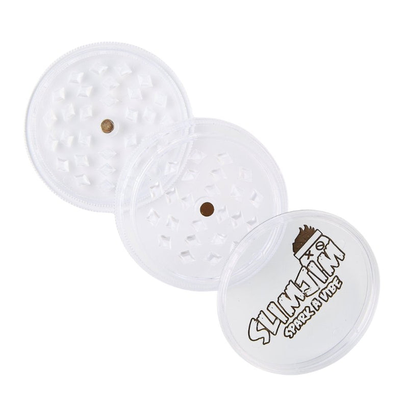 Load image into Gallery viewer, Buy Slimjim - Plastic Grinder (3 Part) Grinder White | Slimjim India
