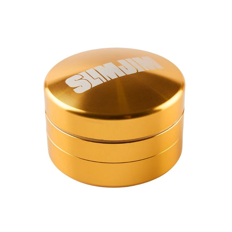 Load image into Gallery viewer, Buy Slimjim Shredder - Elite (56 MM) (3 Part) Grinder Gold | Slimjim India
