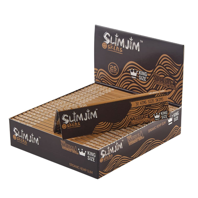Load image into Gallery viewer, Buy Slimjim Skins Unbleached King Size (Box of 25) Paraphernalia | Slimjim India

