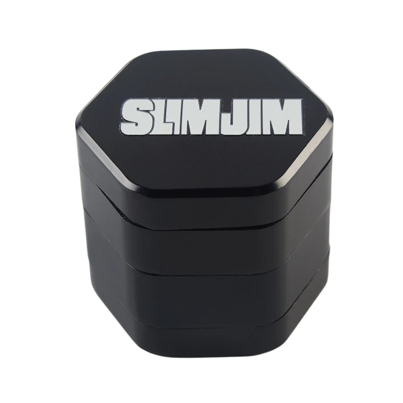 Load image into Gallery viewer, Buy Slimjim - Stack Metal Grinder (4 Part) Grinder Matte Black | Slimjim India
