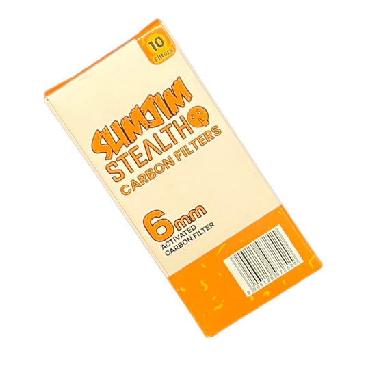 Buy Slimjim - Stealth 6mm Carbon Filters (Box of 20) | Slimjim India