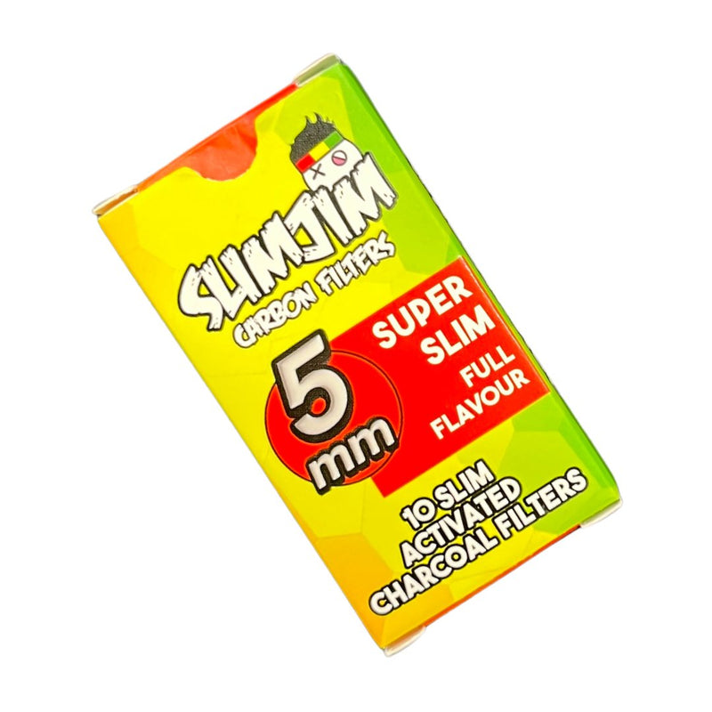 Load image into Gallery viewer, Buy Slimjim - Super Slim Carbon Filters (5mm) (Pack of 10) Activated Charcoal Filters | Slimjim India
