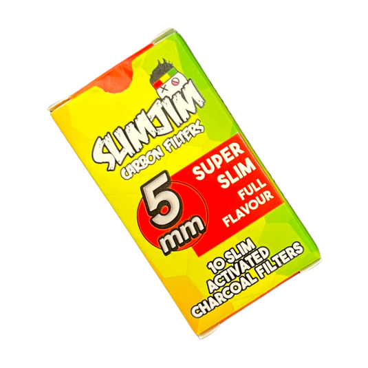 Slimjim - Super Slim Carbon Filters (5mm) (Pack of 10)