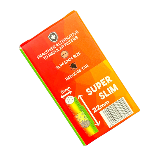 Slimjim - Super Slim 5mm Carbon Filters (Box of 20)