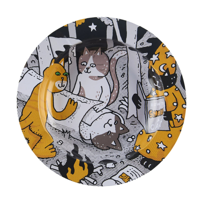 Load image into Gallery viewer, Buy Slimjim X Jacob 9 Lives Ashtray - How to Roll A Cat ashtray | Slimjim India
