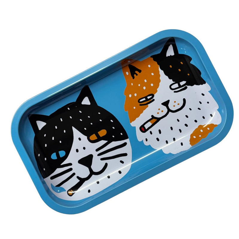 Load image into Gallery viewer, Buy Slimjim X Jacob 9 Lives Tray - Don Meowleone (Medium) rolling tray | Slimjim India
