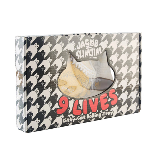 Buy Slimjim X Jacob 9 Lives Tray - Kitty Temple (Medium) rolling tray | Slimjim India