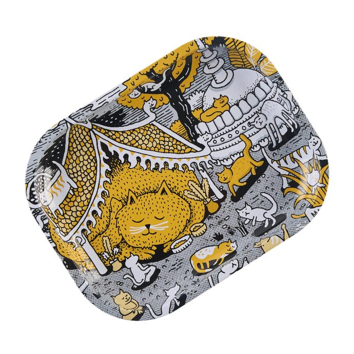 Buy Slimjim X Jacob 9 Lives Tray - Kitty Temple Rolling Tray | Slimjim India