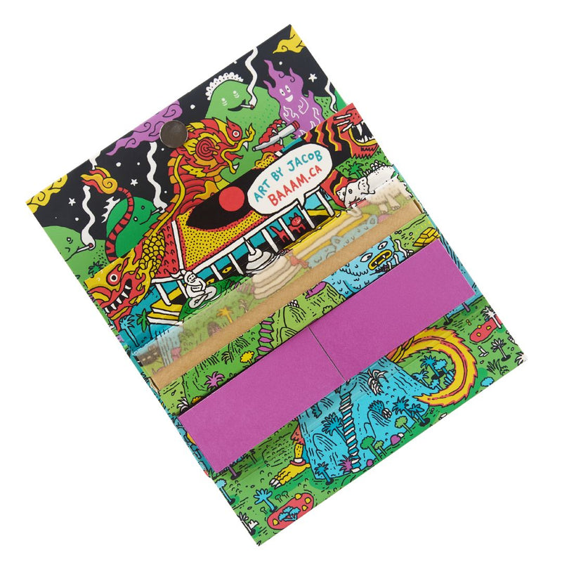 Load image into Gallery viewer, Buy Slimjim x Jacob - King Size Papers + Grinder + Tray (Box of 16) | Slimjim India
