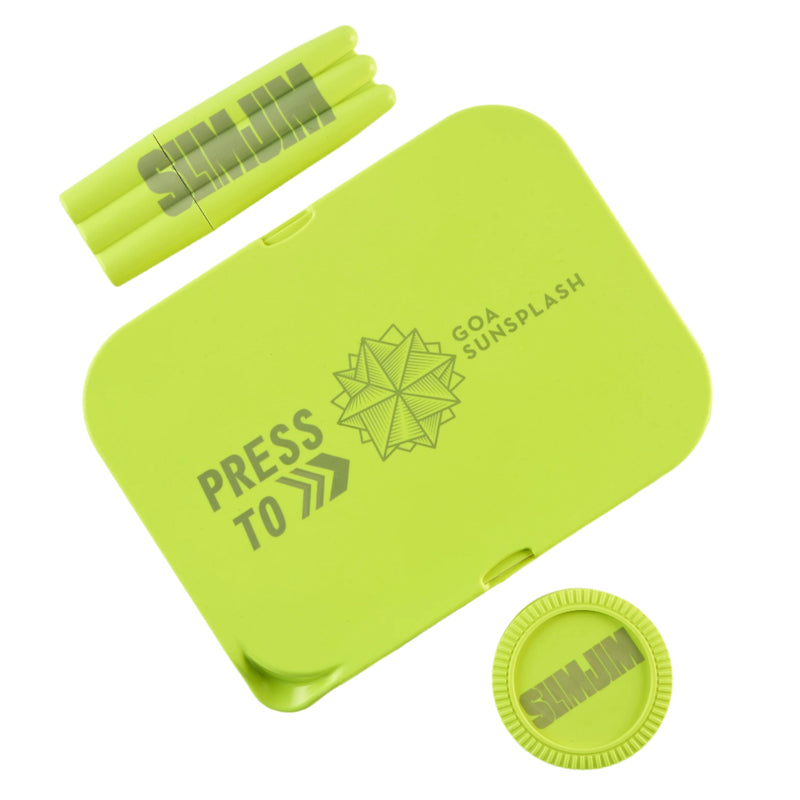 Load image into Gallery viewer, Buy Slimjim X Sunsplash Starter Pack (Yellow) Rolling Tray | Slimjim India
