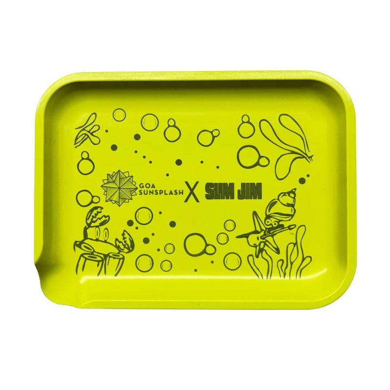 Load image into Gallery viewer, Buy Slimjim X Sunsplash Starter Pack (Yellow) Rolling Tray | Slimjim India
