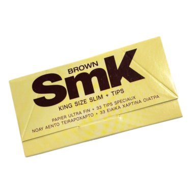 Load image into Gallery viewer, Buy SMK - Brown Slim King Size + Tips Paraphernalia | Slimjim India
