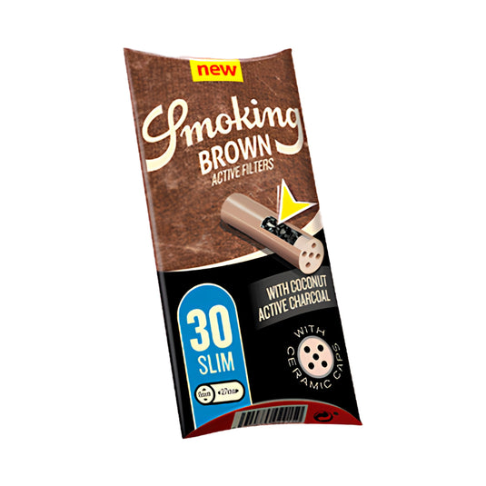 Buy Smoking - Brown Slim Activated Charcoal Filters (6mm) Active Charcoal Filter | Slimjim India