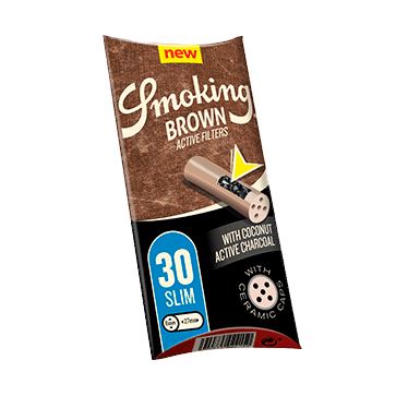 Buy Smoking - Brown Slim Activated Charcoal Filters (6mm) Active Charcoal Filter | Slimjim India