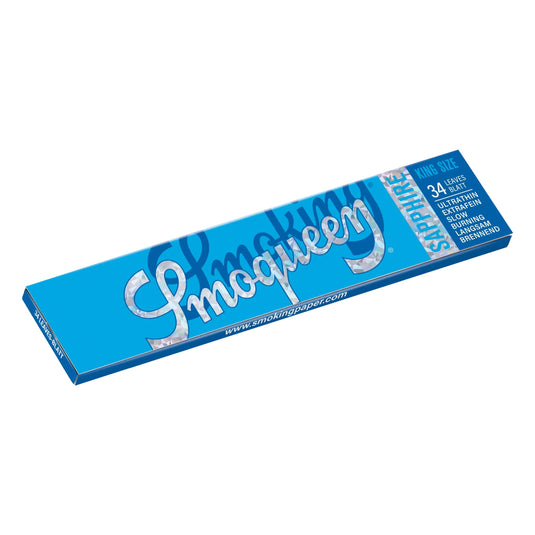 Buy Smoking - Smoqueen Blue King Size Rolling Papers (Sapphire) Paraphernalia | Slimjim India