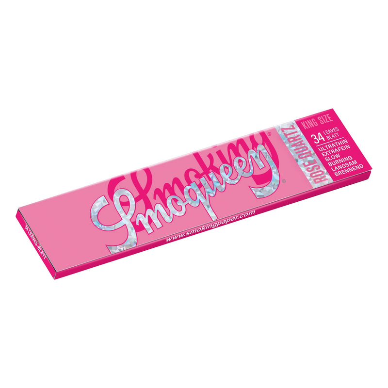 Load image into Gallery viewer, Buy Smoking - Smoqueen Pink King Size Rolling Papers (Rose Quartz) Paraphernalia | Slimjim India
