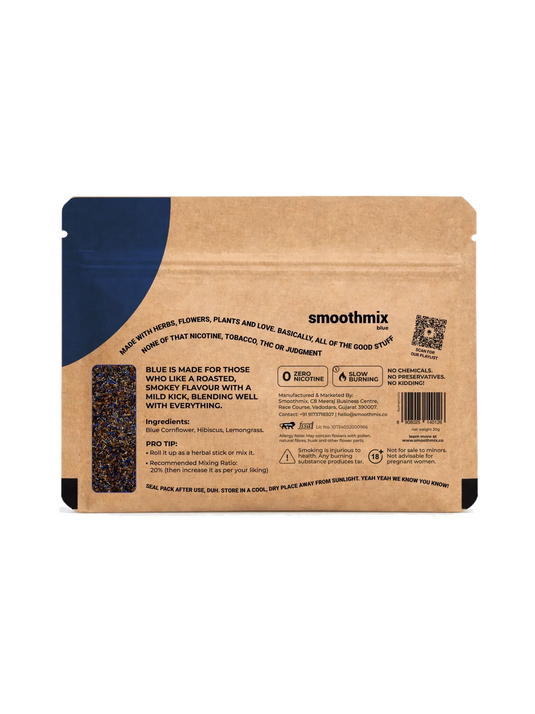 Buy Smoothmix Blue - Herbal Mix herbal mix | Slimjim India